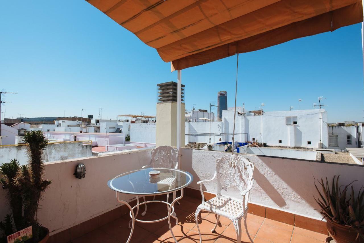 Apartament Cozy Attic With Terrace- 1Bd 1Bth- San Vicente Sewilla Zewnętrze zdjęcie